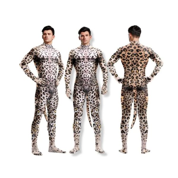 Animalorny Cosplay Leopard Overall unisex