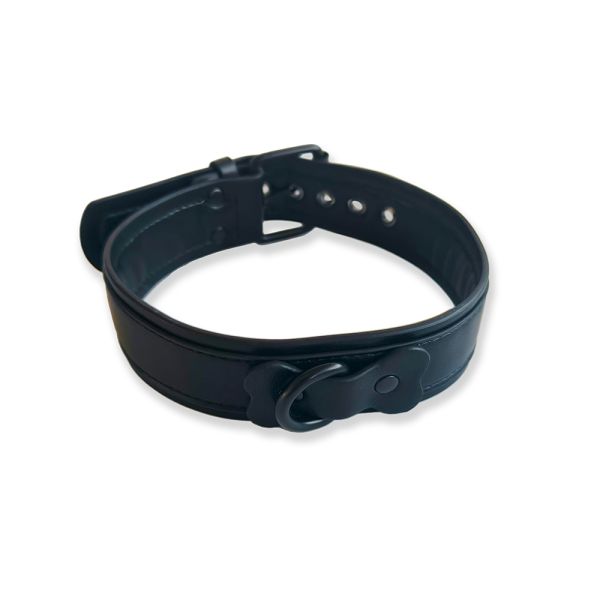 Brutus Vegan Puppy Halsband schwarz-schwarz