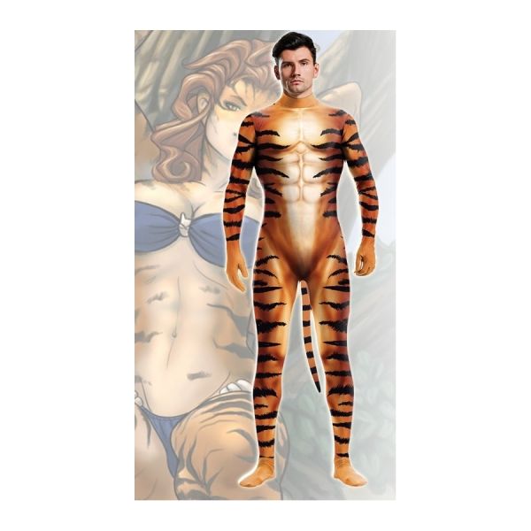 Animalorny Cosplay Tiger Overall unisex