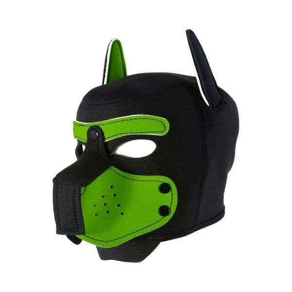 Kinky Puppy Enjoy Puppy Kapuze Schwarz-Grün