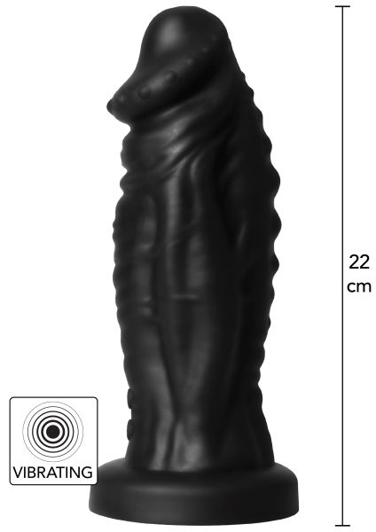Hidden Desire Devil Monster Dildo mit Vibration Schwarz