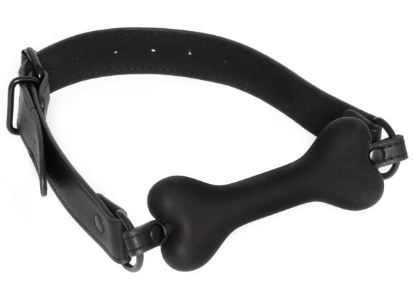 Bad Kitty Silikon Knebel Knochen Design – BDSM Mundknebel