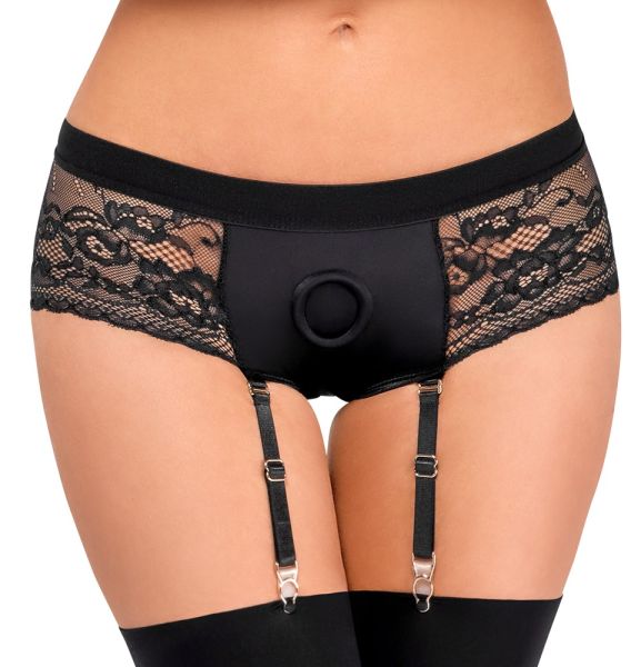 Bad Kitty Strap-on-Panties mit Strumpfhalter