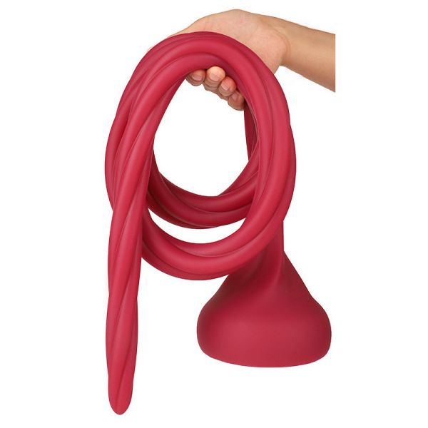 Marsup Dildo 150 cm rot kaufen – extra lang & flexibel